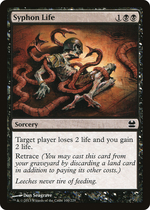 Syphon Life (MMA-100) [Modern Masters] Foil MTG Single Wizards of the Coast