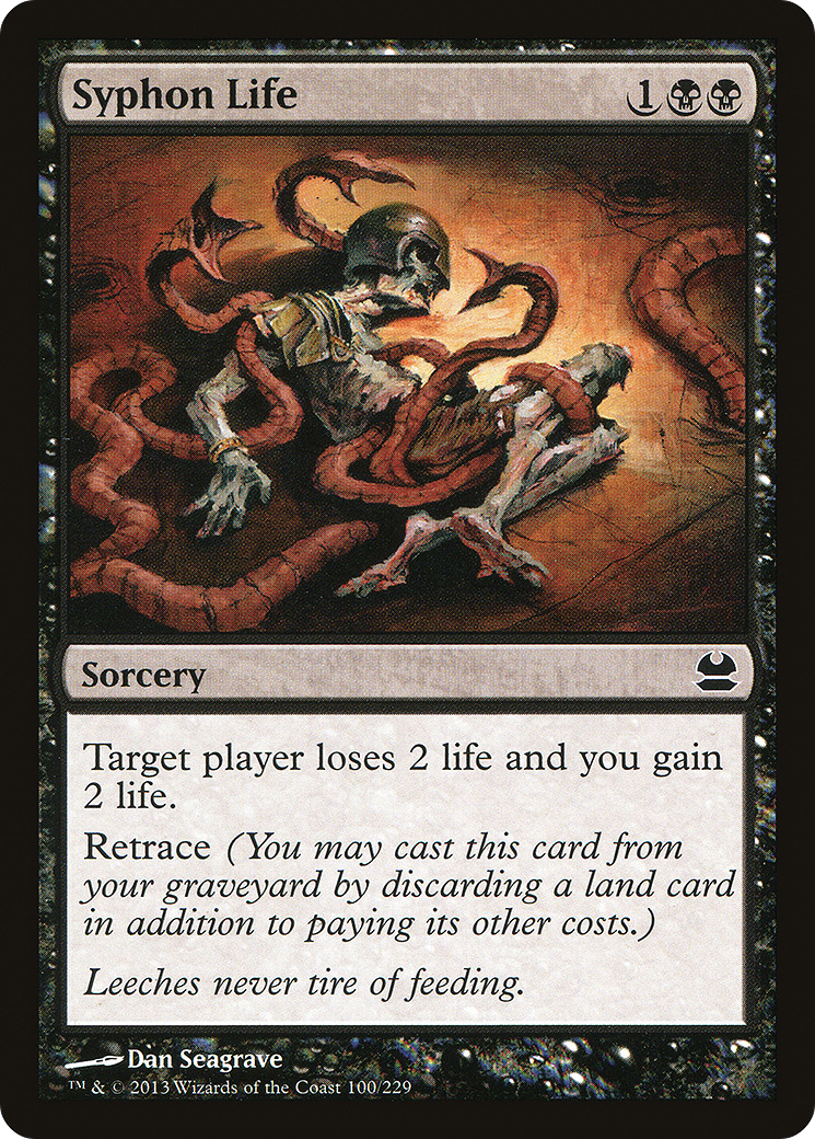Syphon Life (MMA-100) [Modern Masters] MTG Single Wizards of the Coast