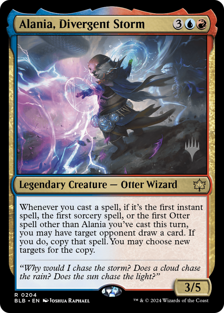 Alania, Divergent Storm (PPBLB-204) [Bloomburrow Promos] MTG Single Wizards of the Coast