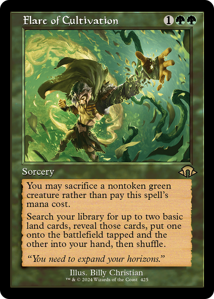 Flare of Cultivation (MH3-425) [Modern Horizons 3] MTG Single Wizards of the Coast