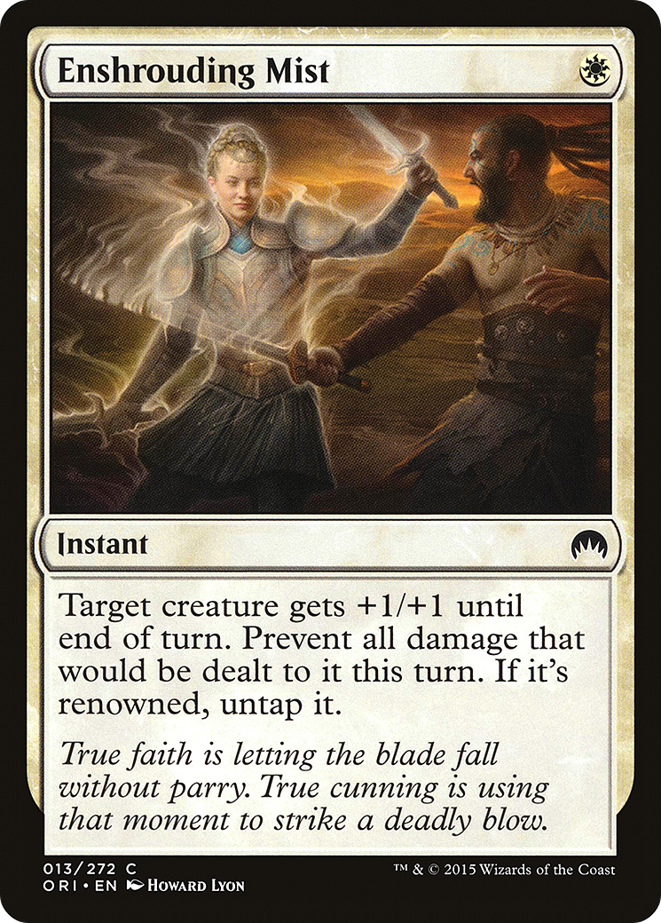 Enshrouding Mist (ORI-013) [Magic Origins] Foil MTG Single Wizards of the Coast