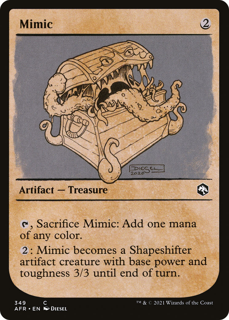 Mimic (AFR-349) [Adventures in the Forgotten Realms] (Showcase) MTG Single Wizards of the Coast