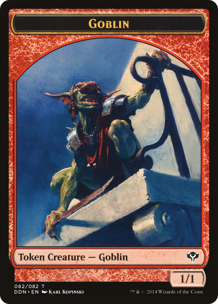 Goblin Token (DDN-082) [Misc] Duel Decks: Speed vs. Cunning MTG Single Wizards of the Coast