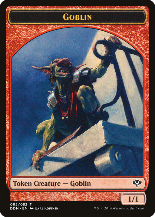 Goblin Token (DDN-082) [Misc] Duel Decks: Speed vs. Cunning MTG Single Wizards of the Coast