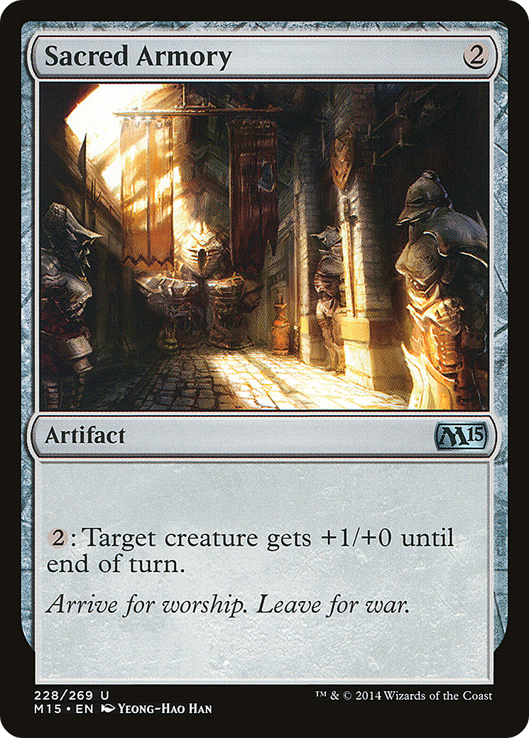 Sacred Armory (M15-228) [Magic 2015] MTG Single Wizards of the Coast