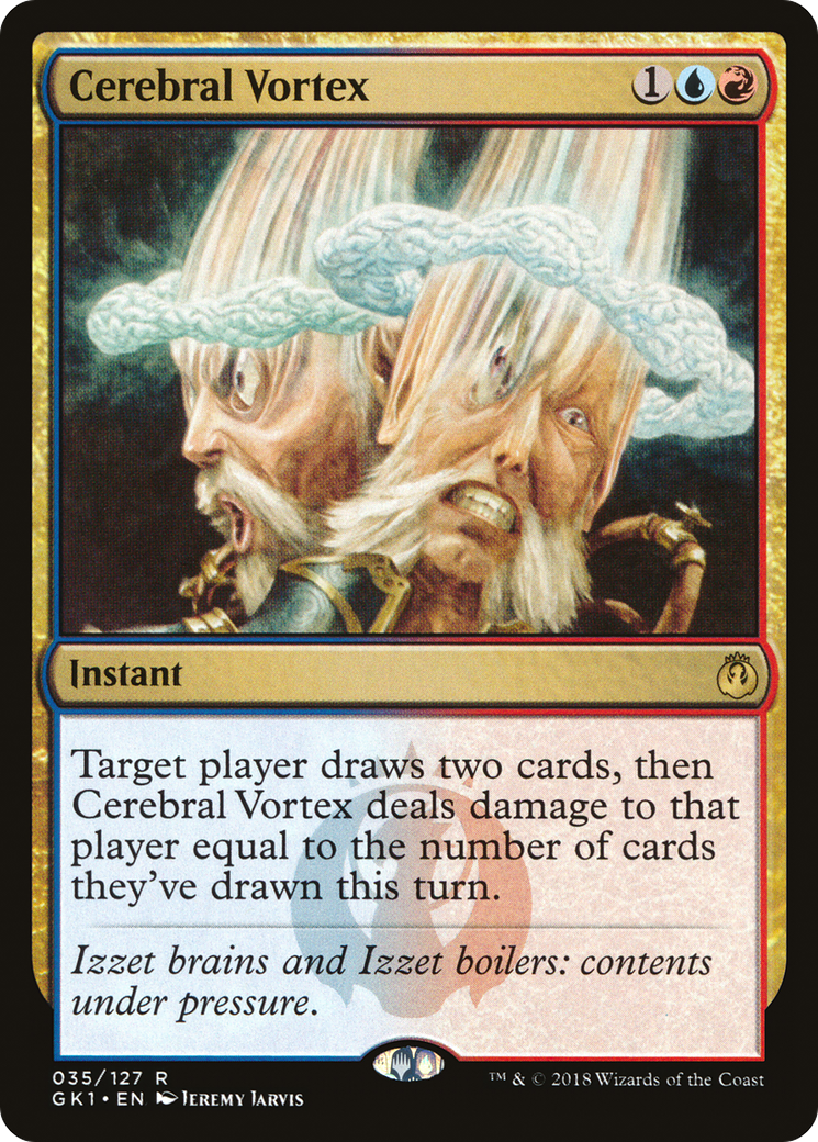 Cerebral Vortex (GR1-035) [Misc] GRN Guild Kit MTG Single Wizards of the Coast