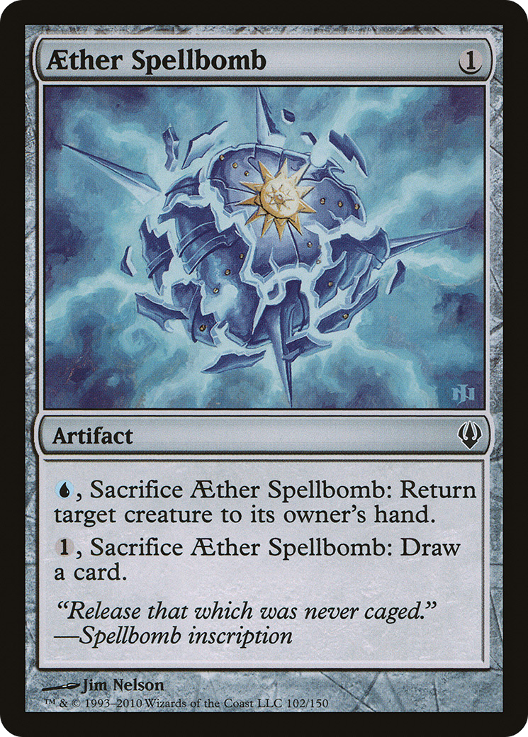 Aether Spellbomb (ARC-102) [Misc] Archenemy MTG Single Wizards of the Coast