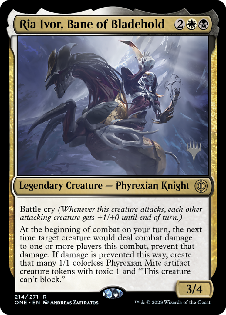 Ria Ivor, Bane of Bladehold (PPONE-214P) [Phyrexia: All Will Be One Promos] MTG Single Wizards of the Coast