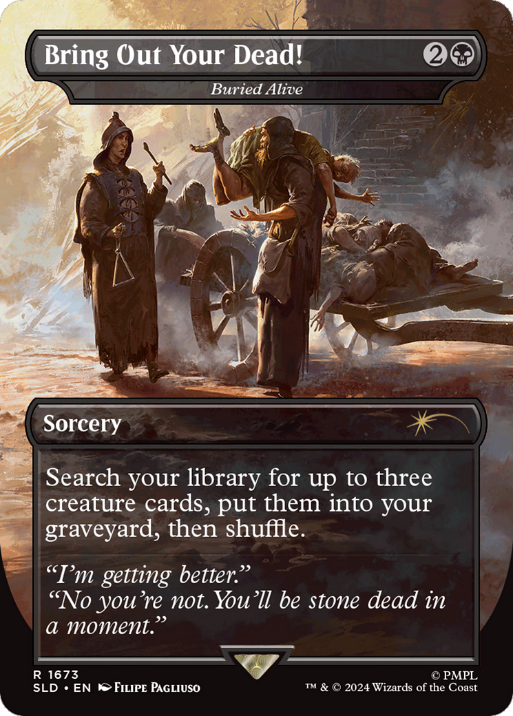 Bring Out Your Dead! - Buried Alive (SLD-1673) [Secret Lair] Drop (Borderless) MTG Single Wizards of the Coast