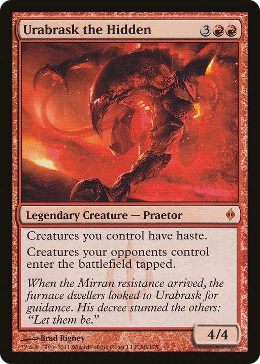 Urabrask the Hidden (NPH-098) [New Phyrexia] Foil MTG Single Wizards of the Coast