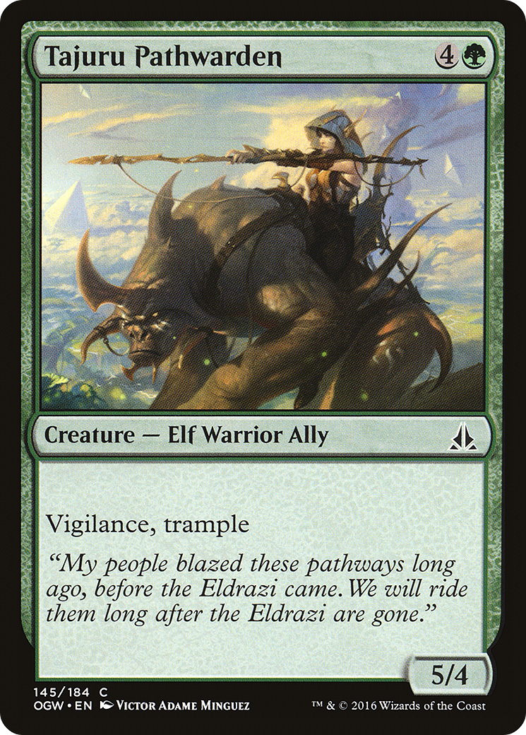 Tajuru Pathwarden (OGW-145) [Oath of the Gatewatch] Foil MTG Single Wizards of the Coast