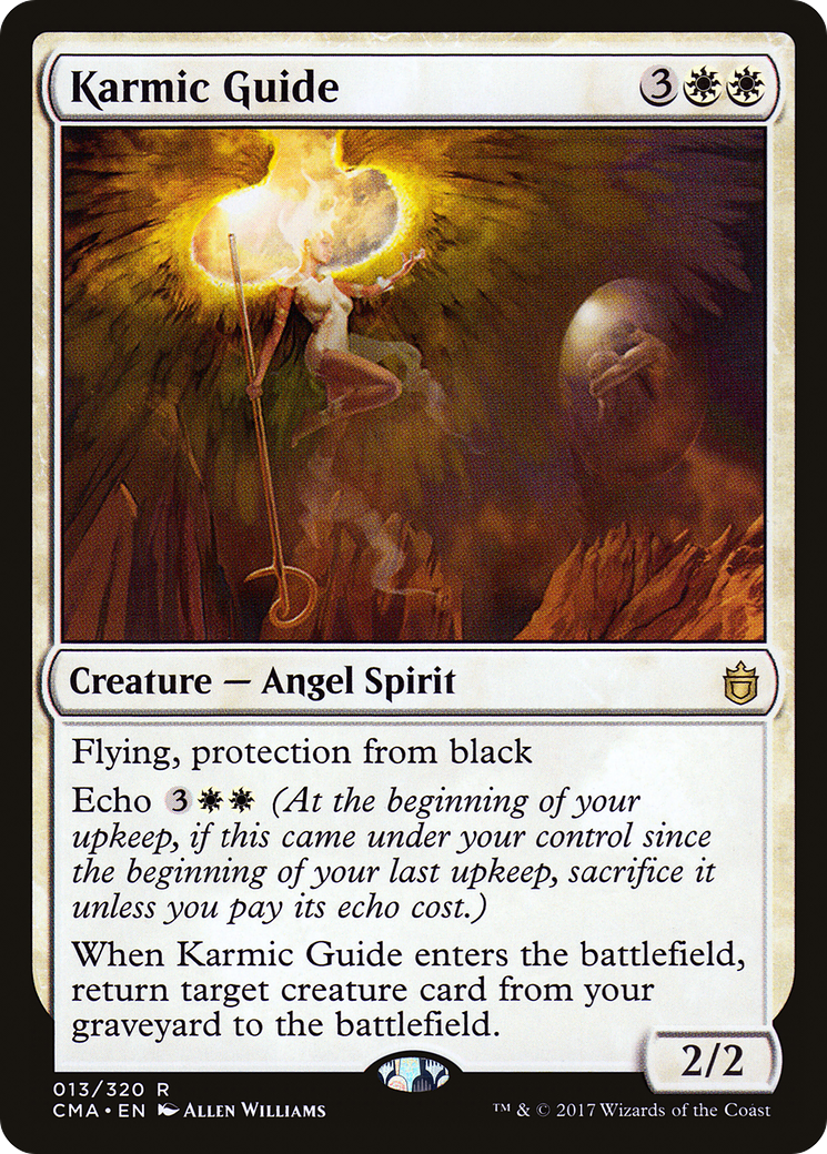 Karmic Guide (CMA-013) [Commander Anthology] MTG Single Wizards of the Coast