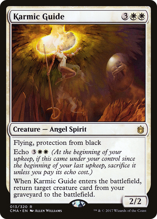 Karmic Guide (CMA-013) [Commander Anthology] MTG Single Wizards of the Coast