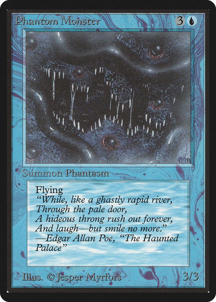 Phantom Monster (LEB-070) [Oldschool] Limited Edition Beta MTG Single Wizards of the Coast