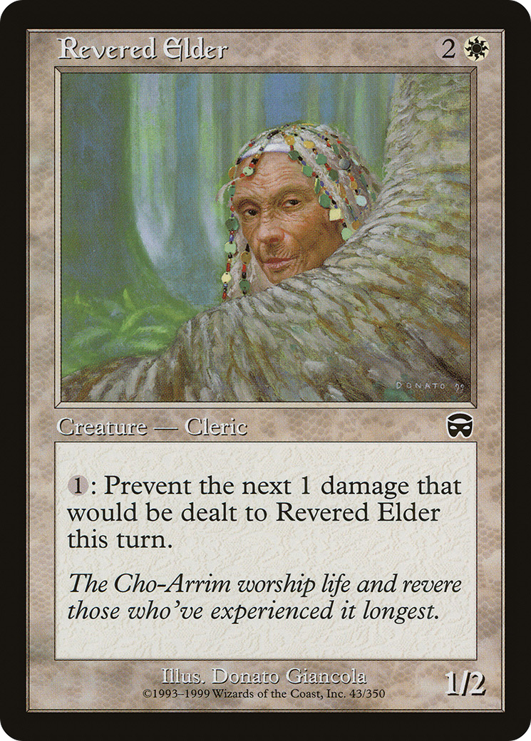 Revered Elder (MMQ-043) [Mercadian Masques] Foil MTG Single Wizards of the Coast