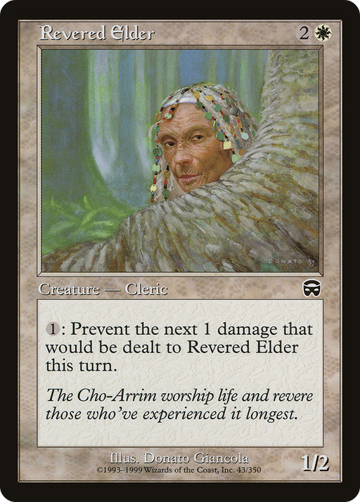 Revered Elder (MMQ-043) [Mercadian Masques] MTG Single Wizards of the Coast