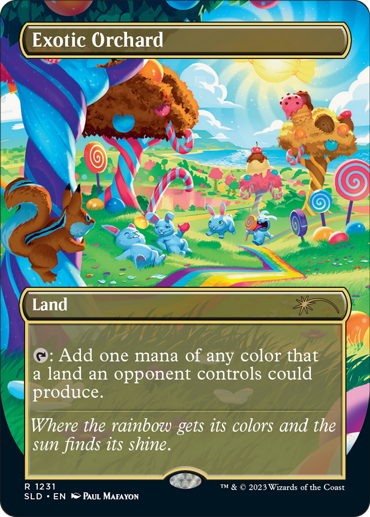 Exotic Orchard (SLD-1231) [Secret Lair] Drop (Borderless) MTG Single Wizards of the Coast