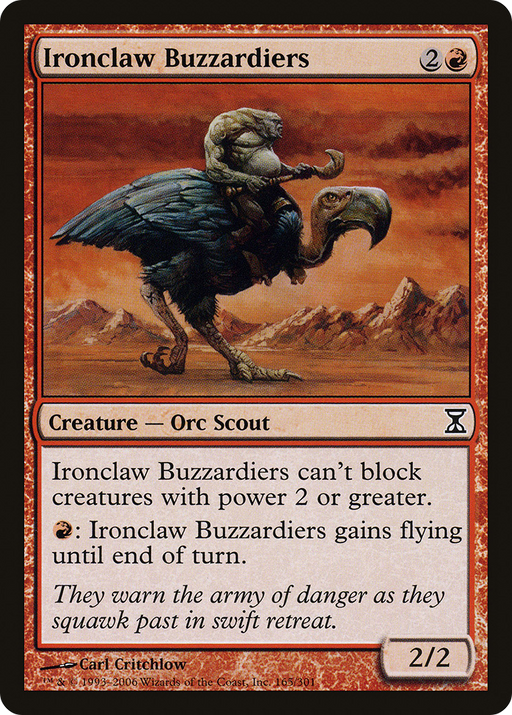 Ironclaw Buzzardiers (TSP-165) [Time Spiral] MTG Single Wizards of the Coast