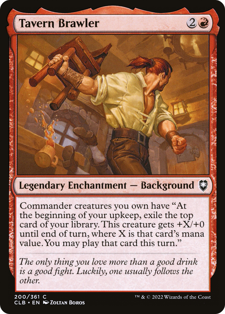 Tavern Brawler (CLB-200) [Commander Legends: Battle for Baldur's Gate] MTG Single Wizards of the Coast
