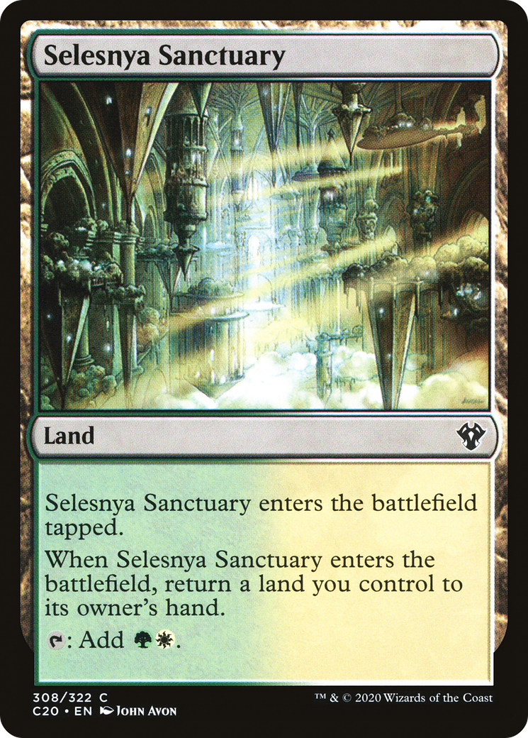 Selesnya Sanctuary (C20-308) [Commander 2020] MTG Single Wizards of the Coast