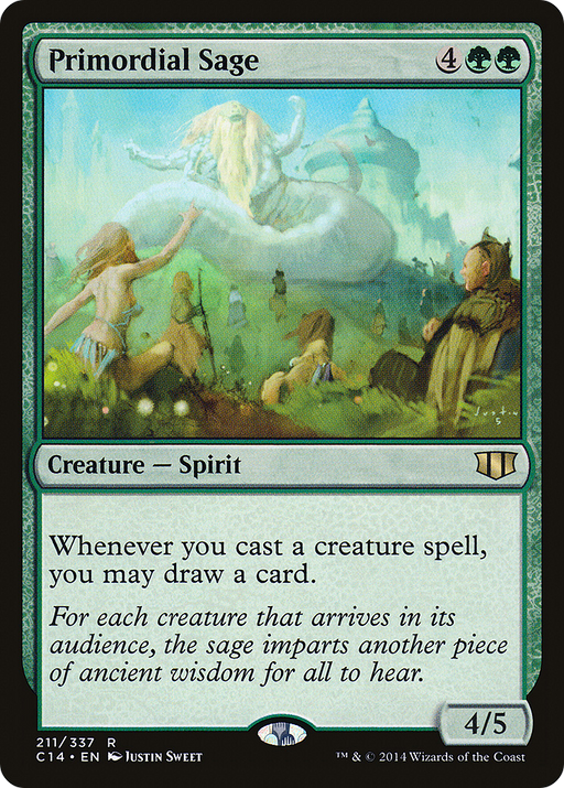 Primordial Sage (C14-211) [Commander 2014] MTG Single Wizards of the Coast
