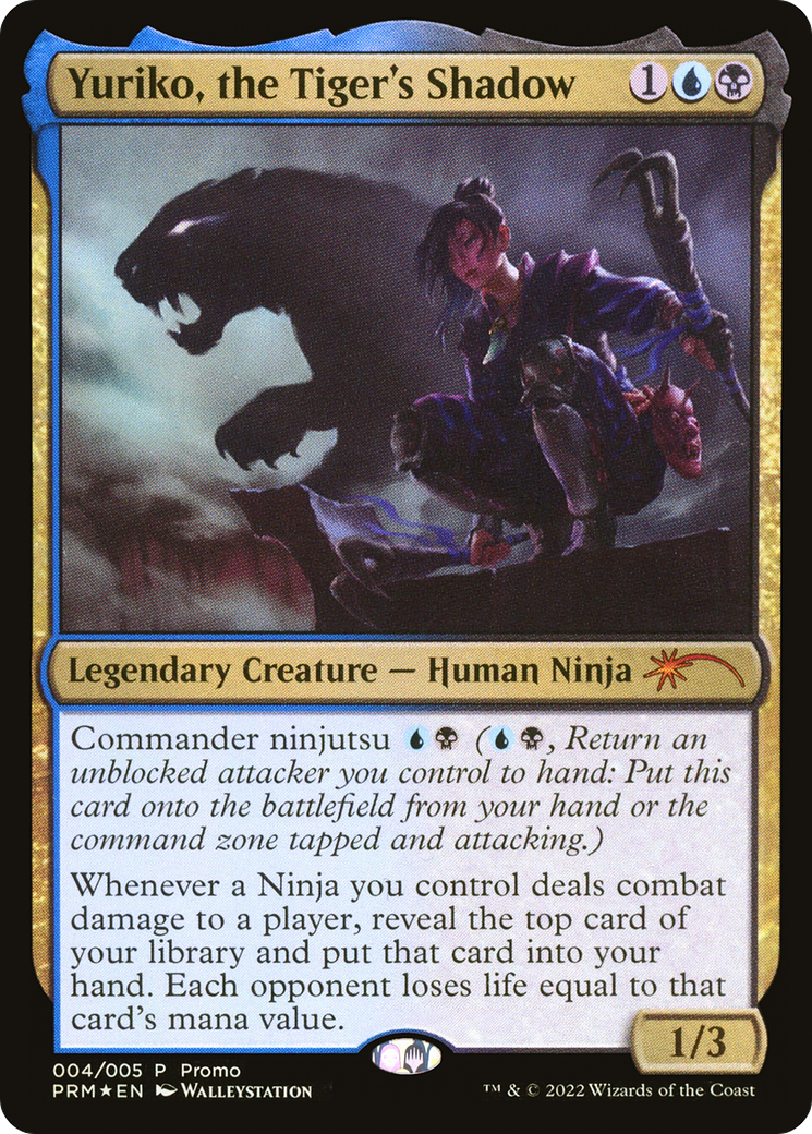 Yuriko, the Tiger's Shadow (UMP-004) [Misc] Year of the Tiger 2022 Foil MTG Single Wizards of the Coast