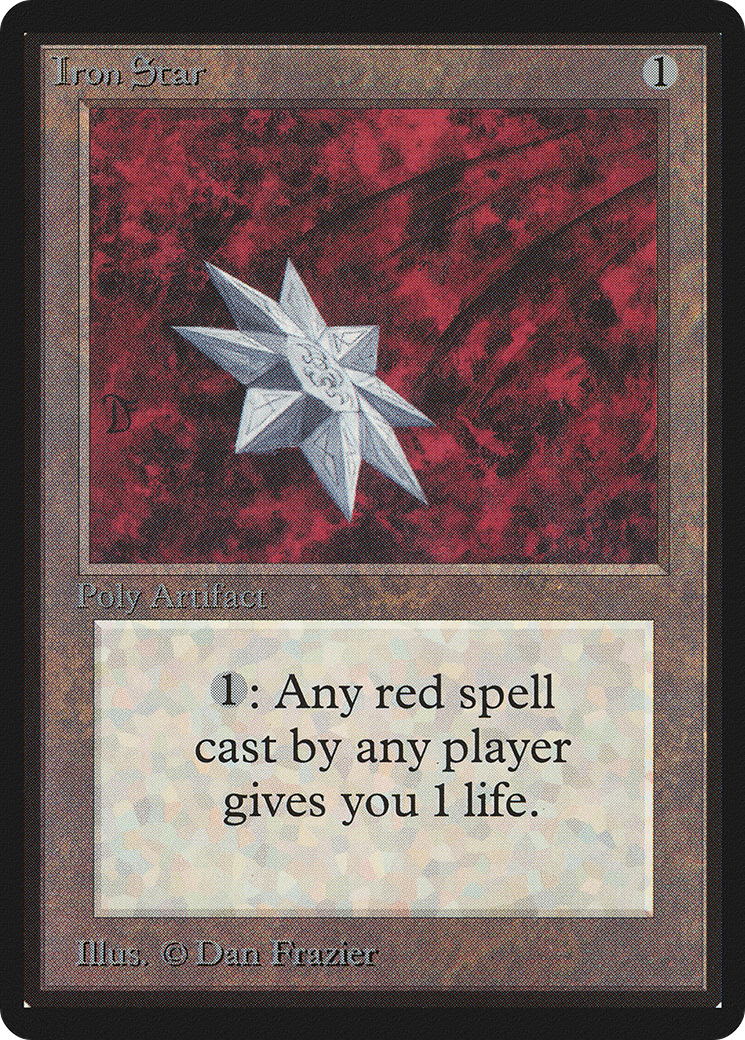 Iron Star (LEB-) [Oldschool] Limited Edition Beta MTG Single Wizards of the Coast