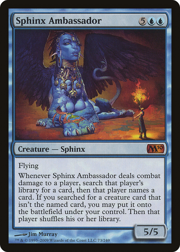 Sphinx Ambassador (M10-073) [Magic 2010] Foil MTG Single Wizards of the Coast