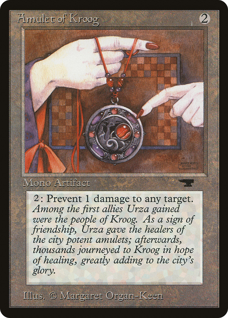 Amulet of Kroog (ATQ-036) [Oldschool] Antiquities MTG Single Wizards of the Coast