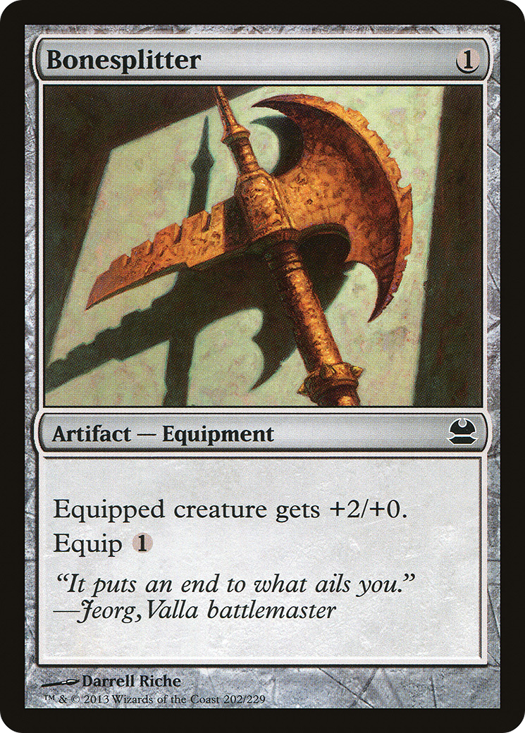 Bonesplitter (MMA-202) [Modern Masters] MTG Single Wizards of the Coast