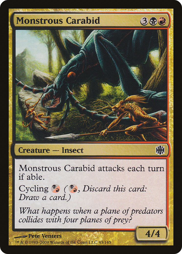 Monstrous Carabid (ARB-043) [Alara Reborn] MTG Single Wizards of the Coast