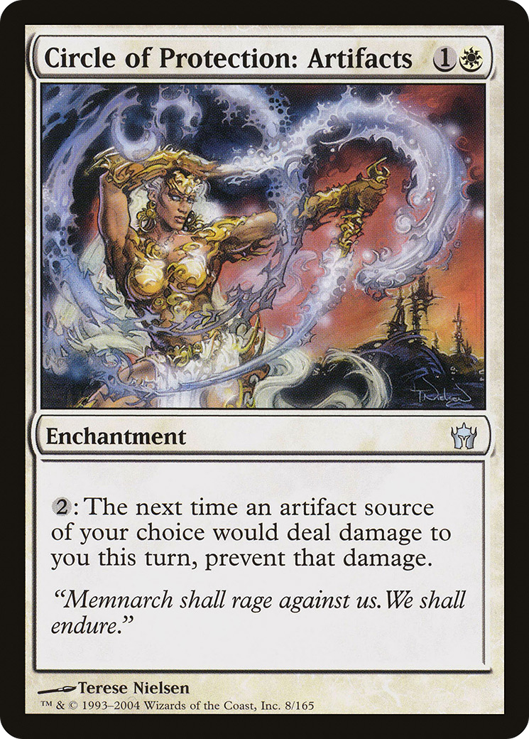 Circle of Protection: Artifacts (5DN-008) [Fifth Dawn] MTG Single Wizards of the Coast