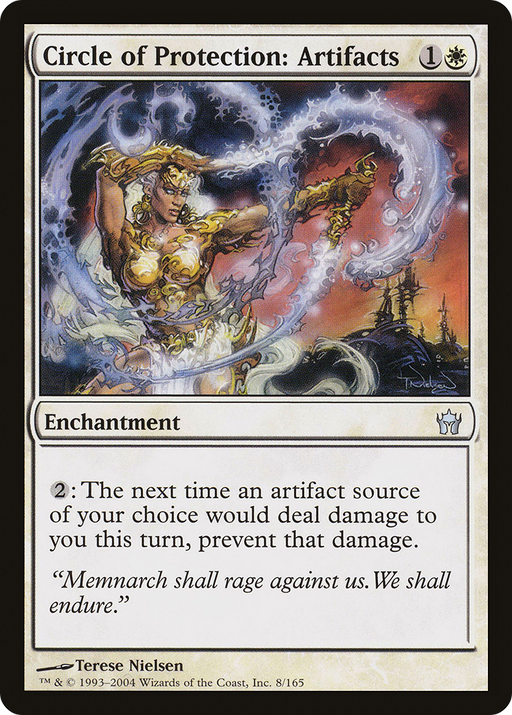 Circle of Protection: Artifacts (5DN-008) [Fifth Dawn] MTG Single Wizards of the Coast