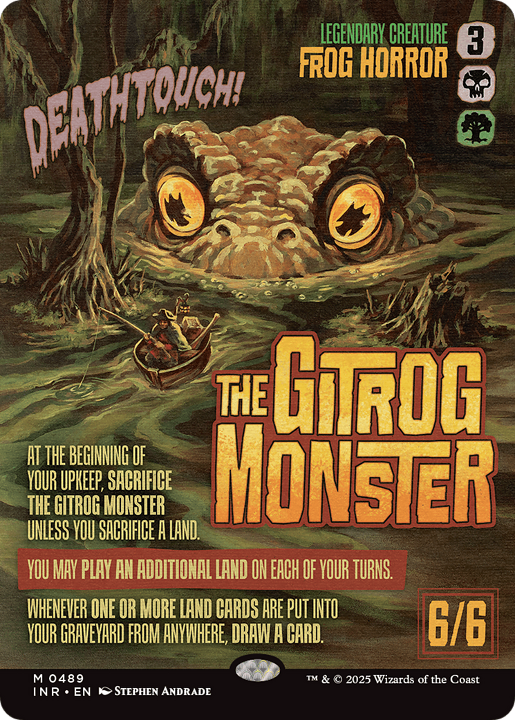 The Gitrog Monster (INR-489) [Innistrad Remastered] (Showcase) (Borderless) Foil MTG Single Wizards of the Coast