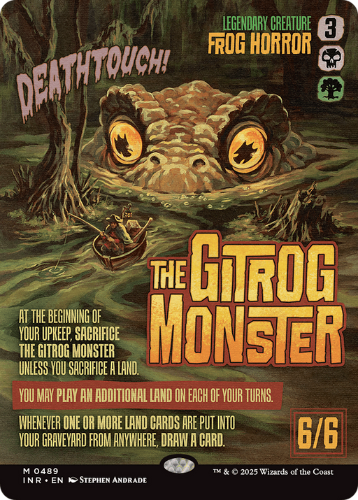 The Gitrog Monster (INR-489) [Innistrad Remastered] (Showcase) (Borderless) MTG Single Wizards of the Coast