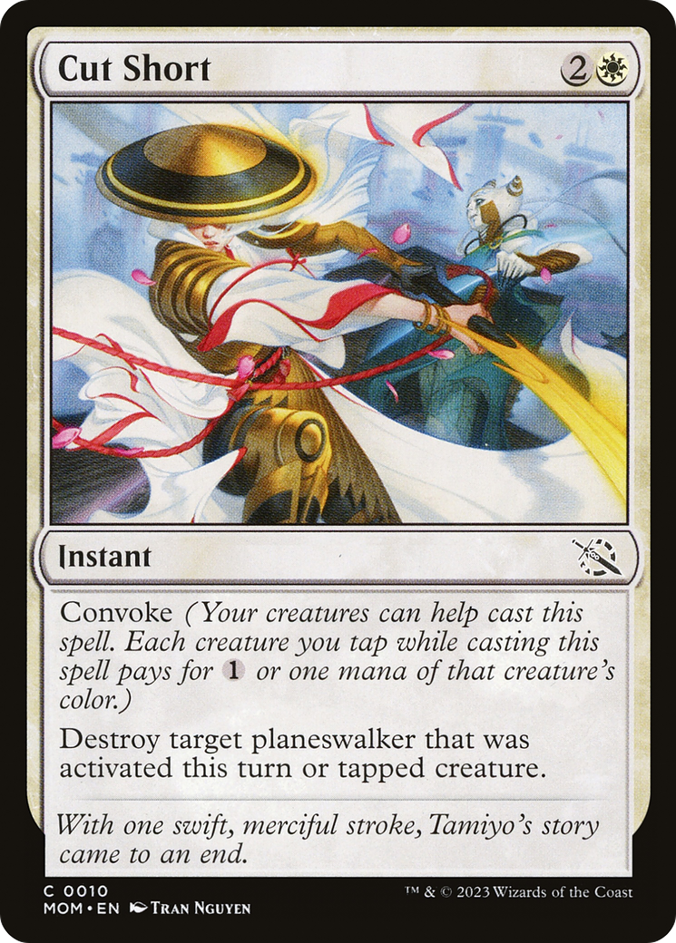 Cut Short (MOM-010) [March of the Machine] MTG Single Wizards of the Coast