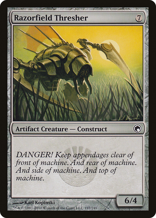 Razorfield Thresher (SOM-197) [Scars of Mirrodin] MTG Single Wizards of the Coast