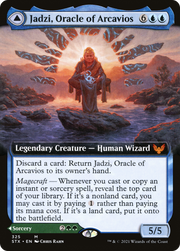 Jadzi, Oracle of Arcavios (STX-325) [Strixhaven: School of Mages] (Extended Art) MTG Single Wizards of the Coast
