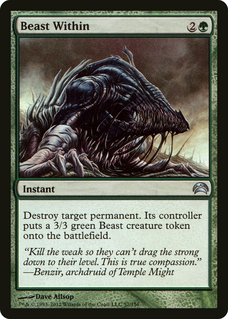 Beast Within (PC2-057) [Misc] Planechase 2012 MTG Single Wizards of the Coast