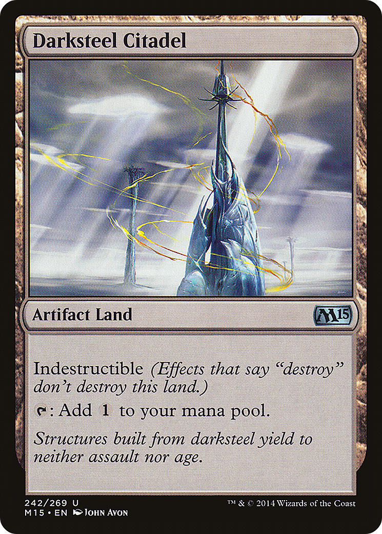 Darksteel Citadel (M15-242) [Magic 2015] MTG Single Wizards of the Coast