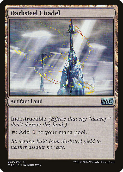 Darksteel Citadel (M15-242) [Magic 2015] Foil MTG Single Wizards of the Coast