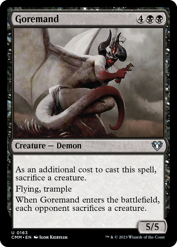 Goremand (CMM-163) [Commander Masters] Foil MTG Single Wizards of the Coast