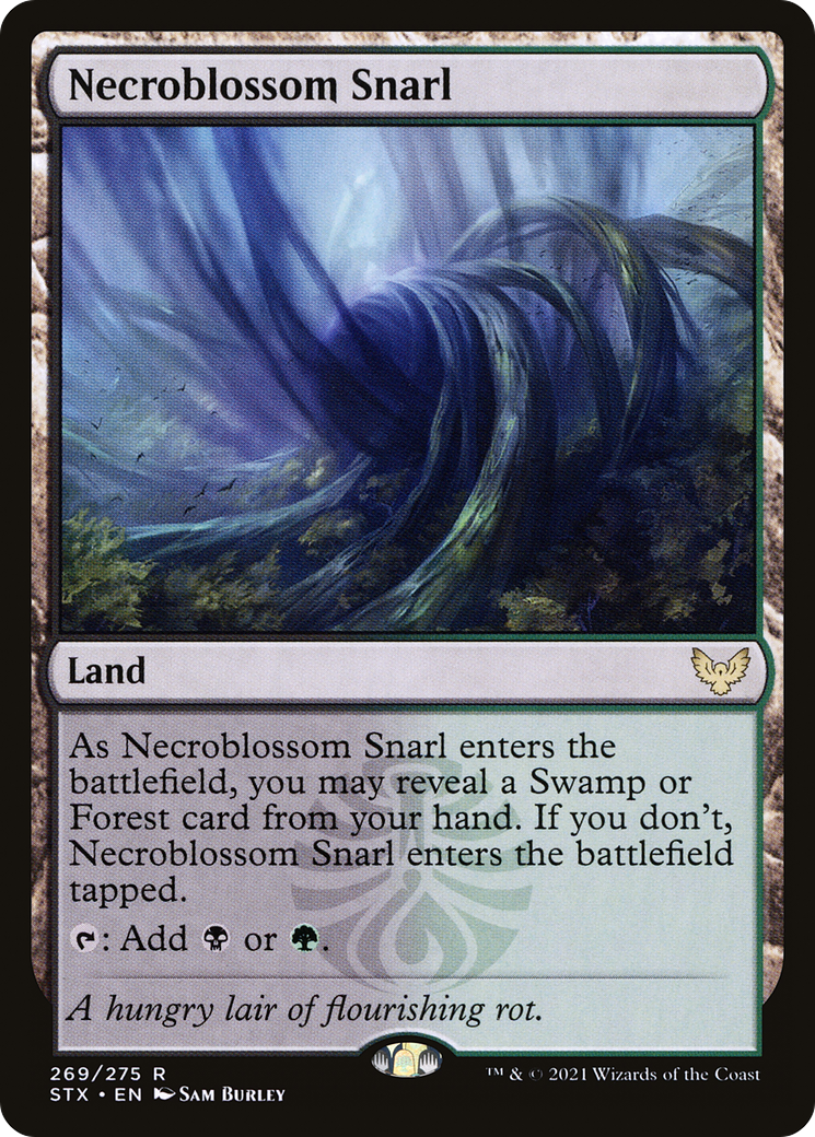 Necroblossom Snarl (STX-269) [Strixhaven: School of Mages] MTG Single Wizards of the Coast