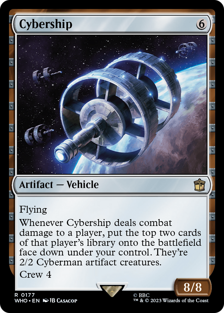 Cybership (WHO-177) [Doctor Who] Foil MTG Single Wizards of the Coast