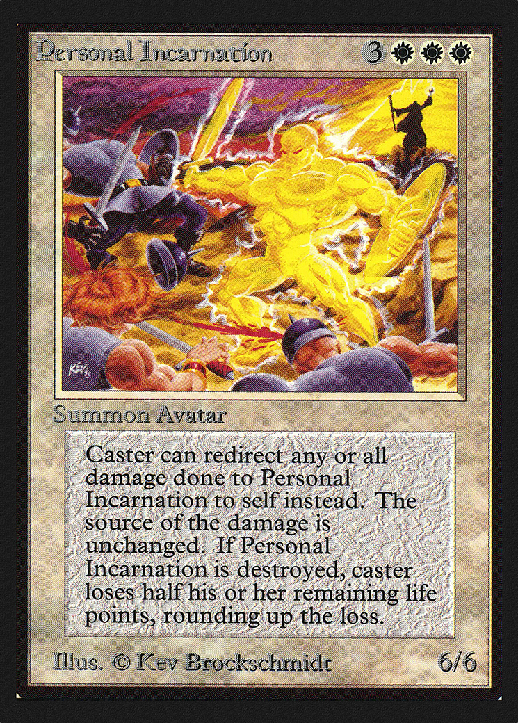 Personal Incarnation (CED-032) [Collectors' Edition] MTG Single Wizards of the Coast