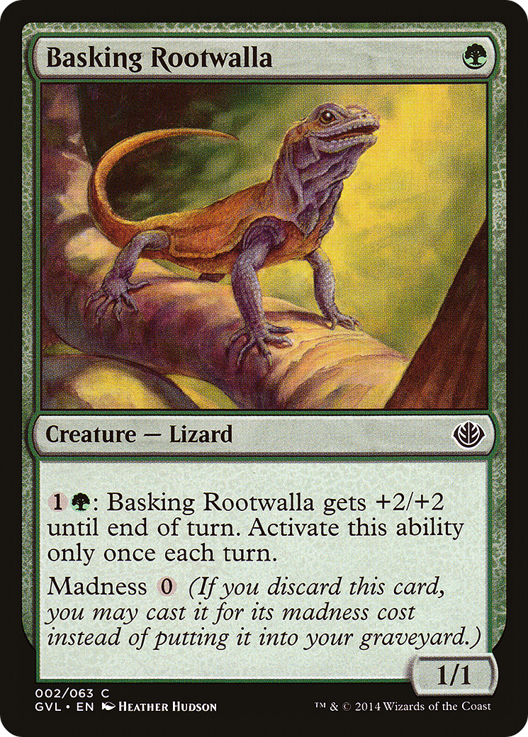 Basking Rootwalla (DD3-002) [Misc] Duel Decks Anthology: Garruk vs. Liliana MTG Single Wizards of the Coast