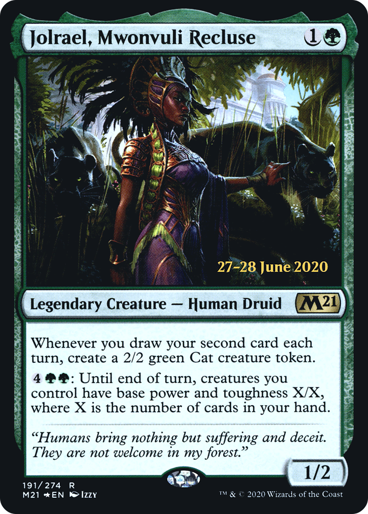 Jolrael, Mwonvuli Recluse (PRE-191) [Core Set 2021 Promos] Foil MTG Single Wizards of the Coast