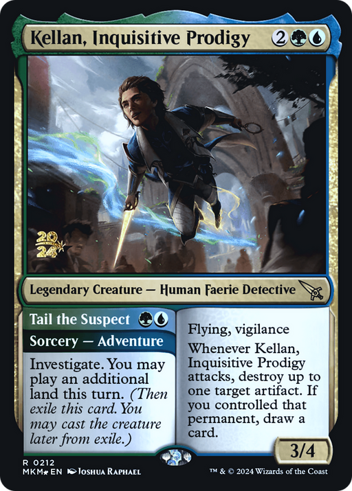 Kellan, Inquisitive Prodigy (PRE-212) [Murders at Karlov Manor Promos] Foil MTG Single Wizards of the Coast