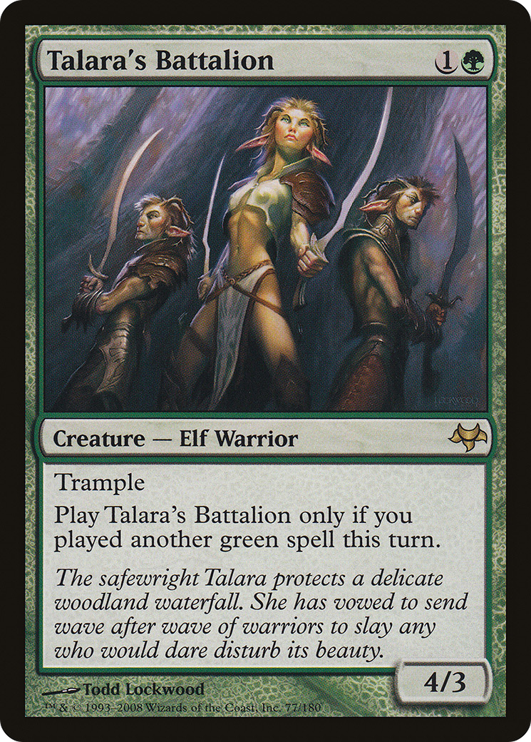 Talara's Battalion (EVE-077) [Eventide] MTG Single Wizards of the Coast