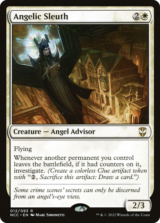 Angelic Sleuth (NCC-012) [New Capenna Commander] MTG Single Wizards of the Coast